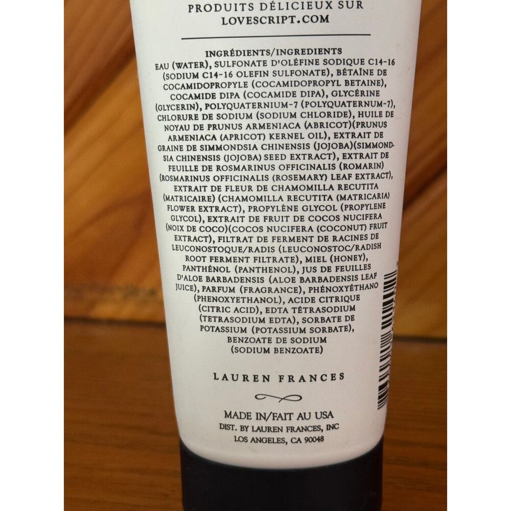 NWT Lovescript Orange Blossom Foaming Body Wash 6 oz Lauren Frances DISCONTINUED - Picture 6 of 6